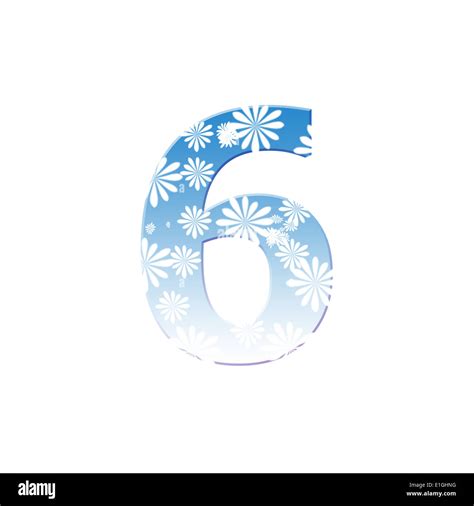 6 flower Cut Out Stock Images & Pictures - Alamy