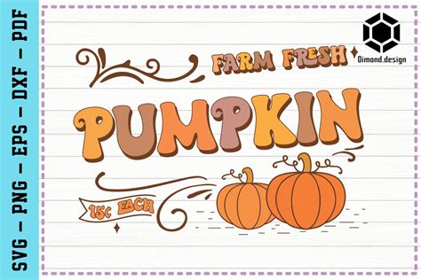 Farm Fresh Pumpkin SVG Graphic By Dimond Design Creative Fabrica