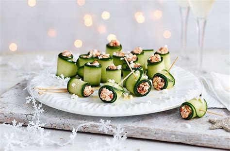 3-ingredient canapés | Christmas canapes, Canapes recipes, Canapes