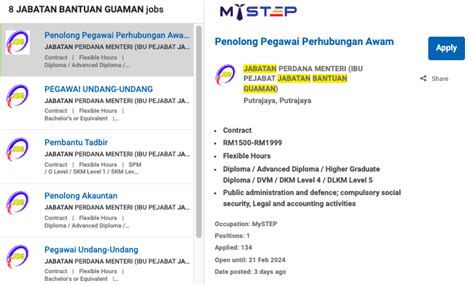 Iklan Jawatan Jabatan Bantuan Guaman Malaysia Jobs Hub