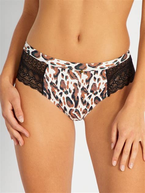 Hipster Met Luipaardprint Mojito Lingerie WIT Kiabi 9 00