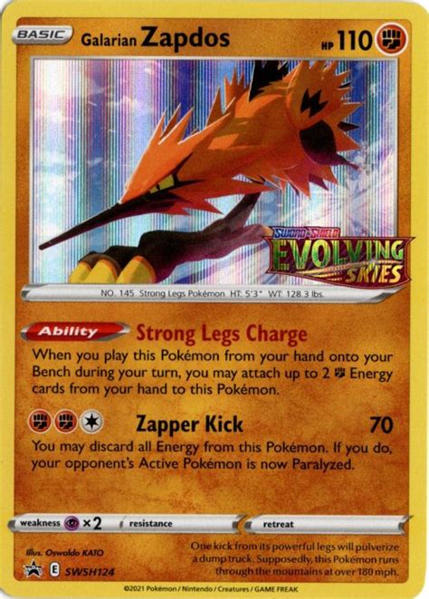 Galarian Zapdos Swsh Card Chicken