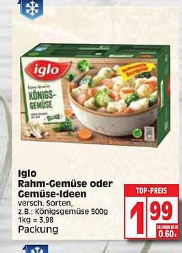 Iglo Rahm Gem Se Oder Gem Se Ideen Angebot Bei Edeka