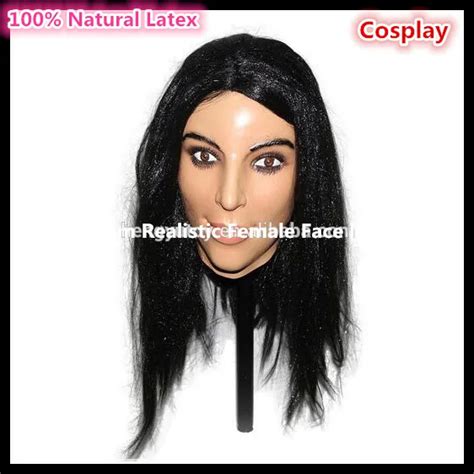 High Quality 100 Latex Brand Realistic Latex Adult Female Mask Full