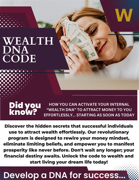 Unlock Your Hidden Wealth Potential With Wealth Dna Code 💼💰 Unleash