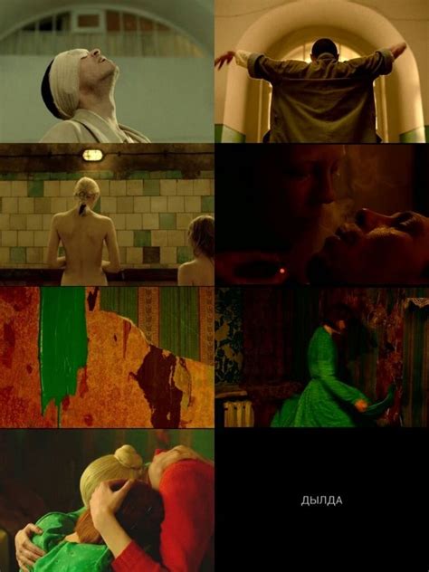 The Collage Shows Several Different Scenes With People In Green Dresses