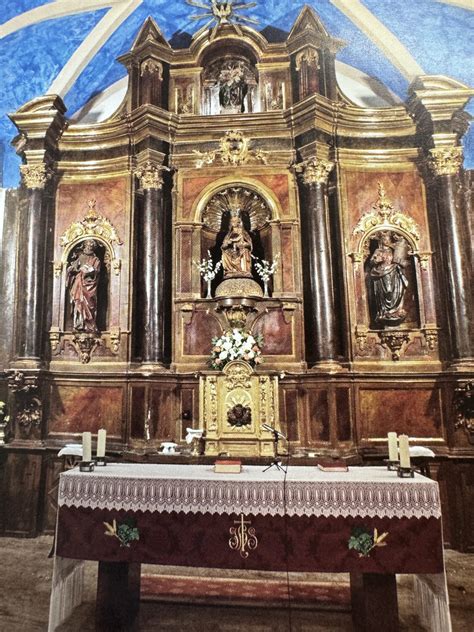 Derrumbe Del Retablo Mayor De La Iglesia De Nuestra Se Ora De La