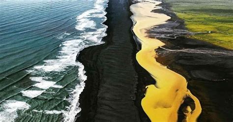 Explore Iceland's Yellow River & Black Sand Beaches