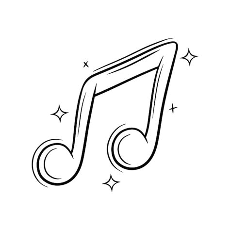 Premium Vector Hand Drawn Music Note Doodle Vector Sketch Illustration