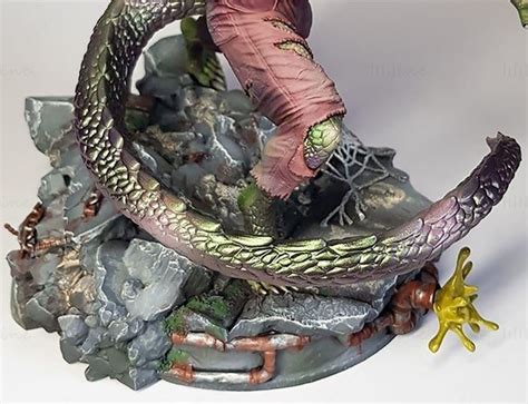 The Lizard Washed 3d Model Ready To Print Stl