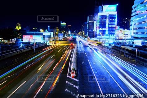 夜の高速道路の写真・画像素材 2716323 Snapmart（スナップマート）