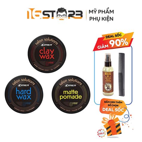 Sáp Vuốt Tóc Xmen Clay Waxhard Waxmatte Pomade 70g Shopee Việt Nam