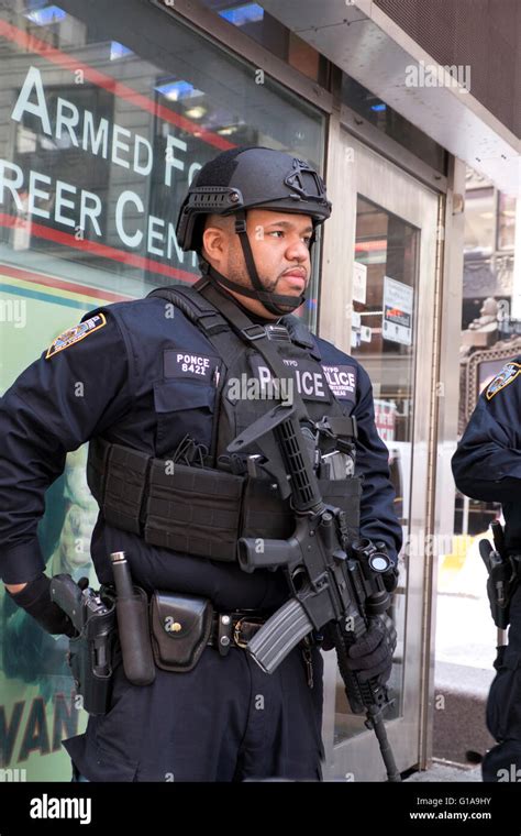 Nypd Counter Terrorism Unit Banque De Photographies Et Dimages à Haute