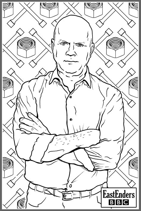 Bbc One Eastenders Colouring In