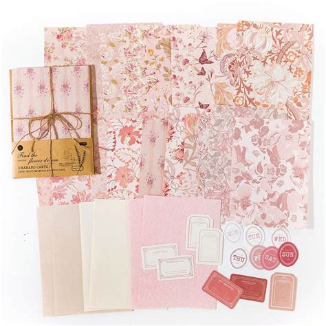 La Laila Aesthetic Scrapbook Journaling Decorative Paper Pack