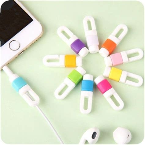 Earphone Cable Protector Organizer Headphone Charger Data Line Cord ...