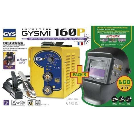 Poste De Soudure Inverter Gysmi P Gys Avec Masque Lcd Techno