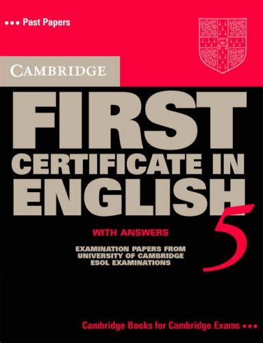 Cambridge First Certificate In English 5 Students Book With Answers