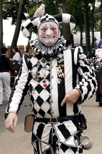 Jester Man Clown Clothes Circus Costume Jester Makeup