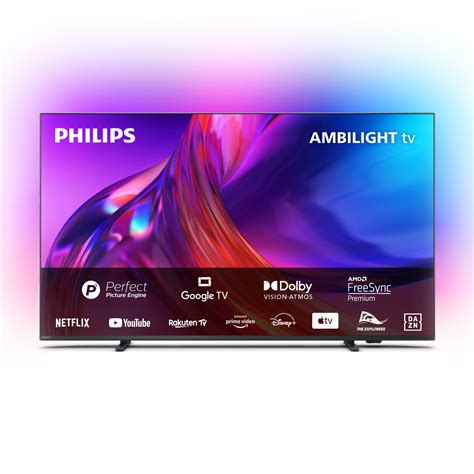 Телевизор Philips Ambilight LED 55PUS8518, 55" (139 см), Google TV, 4K ...