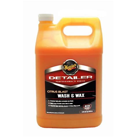 Meguiars Citrus Blast Wash Wax Fast Effective Car Wash And