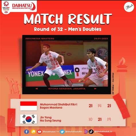 Bhulukhuduk Tv On Twitter Daihatsu Indonesia Masters Round Of