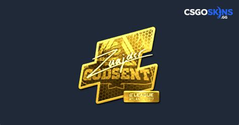 Sticker Znajder Gold Atlanta 2017 CSGOSKINS GG