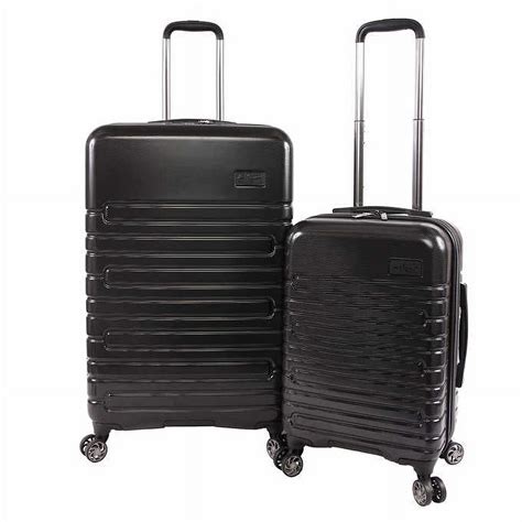 Original Penguin Keeper 2pc Hardside Spinner Luggage Set Black