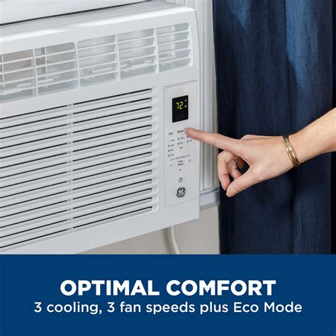 Ge 250 Sq Ft Window Air Conditioner With Remote 115 Volt 6000 Btu