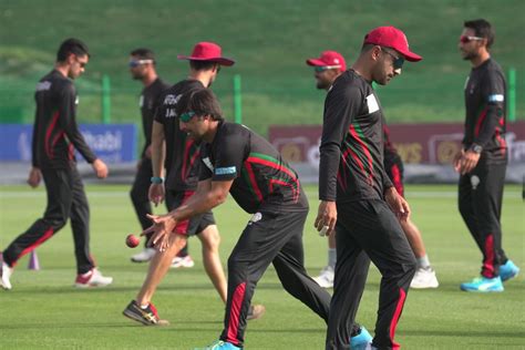 Asghar Afghan during a fielding drill | ESPNcricinfo.com