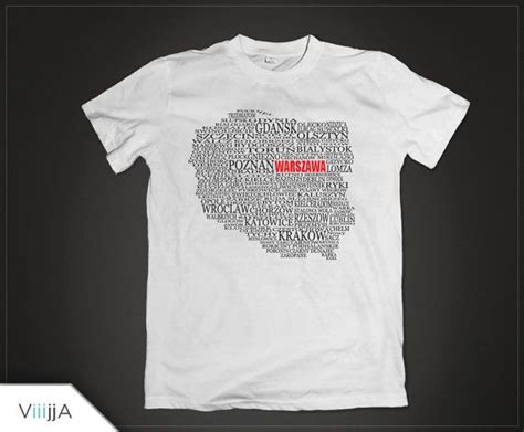 Map Of Poland T Shirt Koszulka Mapi Poslkiej Polska Koszulka