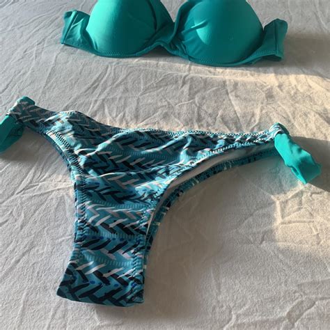 Blue Bikini Set Never Worn Brand New Fits Depop