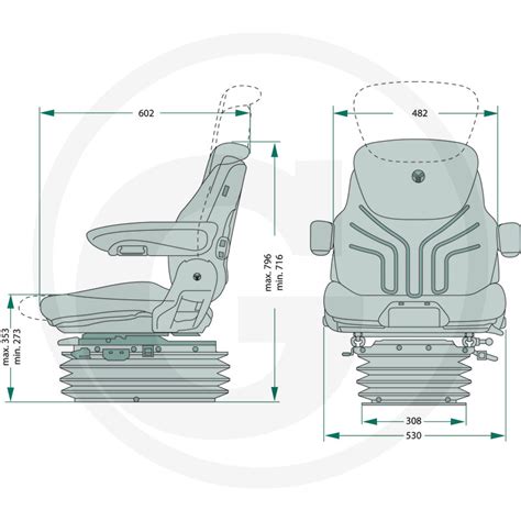 Grammer Seat Maximo Comfort Plus Msg A