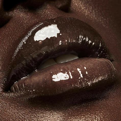 Marinated With Melanin 🍫 Brown Aesthetic Dark Skin Beauty Lip Art