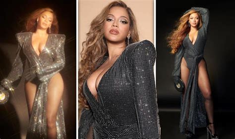 Beyonc Shows Off Her Sensational Figure In Plunging Leotard As She