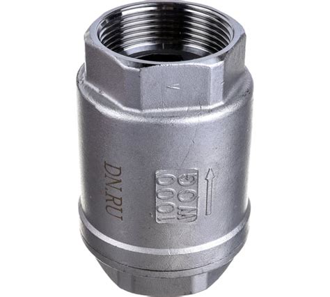 Клапан обратный DN.ru LSCV-316 1 1/2″ Ду40 Ру16 пружинный нержавеющая ...