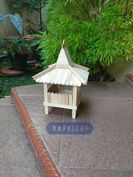 Cara Membuat Miniatur Rumah Adat Joglo