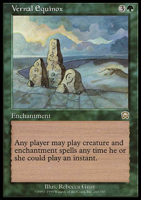 Vernal Equinox Price From Mtg Mercadian Masques