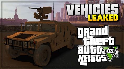 GTA 5 Heist DLC Update All New Cars Heist Vehicle Leaked Images GTA