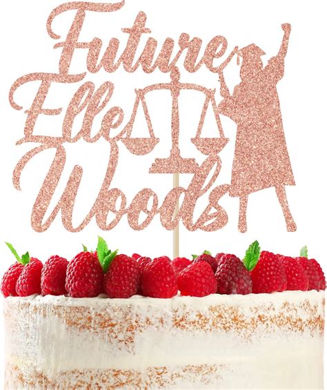 Amazon Lady Lawyer Cake Topper Future Elle Woods Future Lawyer