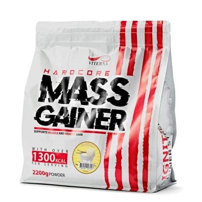 Köp Viterna Hardcore Mass Gainer 2200 g Vanilla på Naturprodukter se