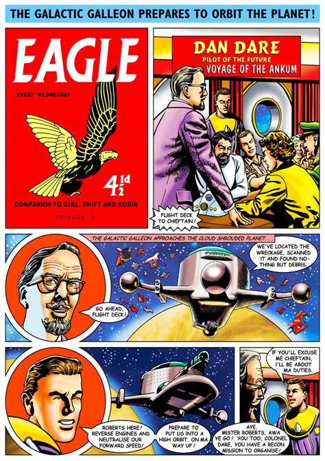 Dan Dare Inspired Spaceship Away 51 Zooms Into Our Sights