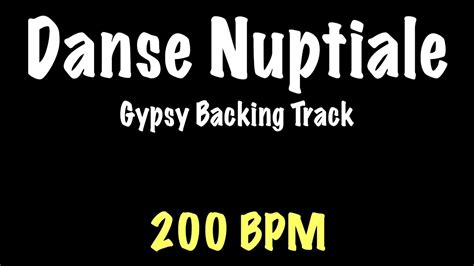 Danse Nuptiale Gypsy Jazz Backing Track 200 BPM Django Reinhardt