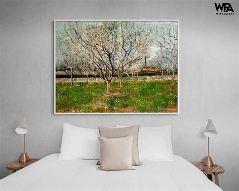 Van Gogh Painting White Orchard In Blossom Atelier Yuwa Ciao Jp