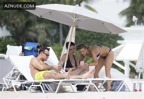 Joanna Krupa Sexy Bikini With Husband On The Beach In Miami Aznude