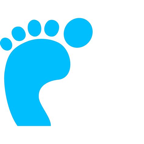 Blue Footprint SVG Clip arts download - Download Clip Art, PNG Icon Arts