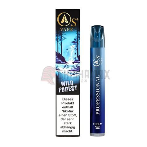 O S VAPE 750 E Shisha20mg Wild Forest Shop für Shisha Tabak E S 6 90