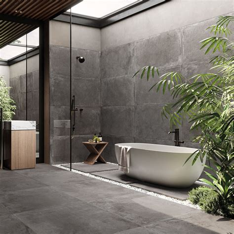 Porcelain — Statements Tile Bathroom Design Bathroom Design Luxury Modern Bathroom Tile