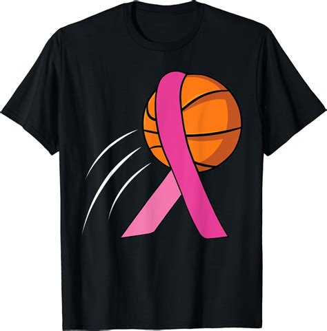 Breast Cancer Basketball Player Coach Warrior Supporter T Shirt