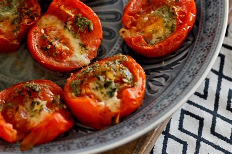 Gebackene Tomaten Mit Parmesan Rezept Aus Dem Ofen